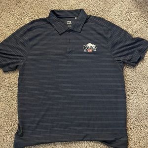 Cutter & Buck “Coors Banquet” Navy Golf Polo